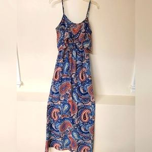 Beautiful Paisley print maxi dress M